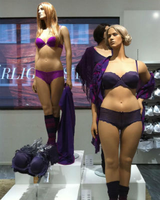 ¿Qué tal maniquíes con tallas realistas?